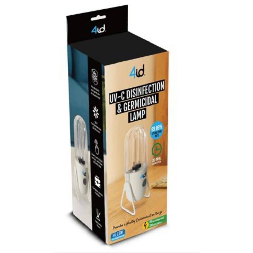 Disinfection & Germicidal Lamp 4ID Compact Portable UultaViolet-C